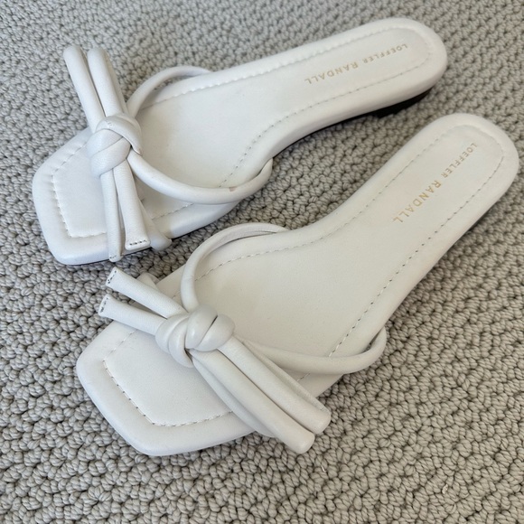 Loeffler Randall Women's White Sandals - Picture 1 of 4